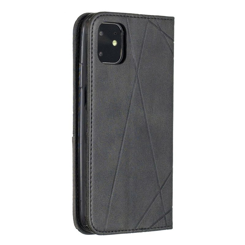 Folio Cover iPhone 11 Custodia in pelle Stile D'artista