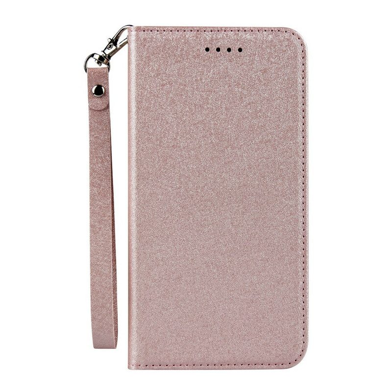 Folio Cover iPhone 11 Custodia in pelle Stile In Morbida Pelle Con Cinturino