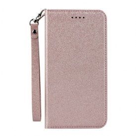 Folio Cover iPhone 11 Custodia in pelle Stile In Morbida Pelle Con Cinturino