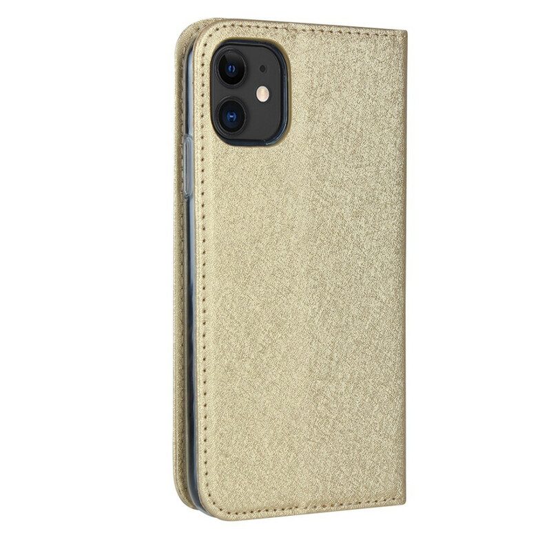 Folio Cover iPhone 11 Custodia in pelle Stile In Morbida Pelle Con Cinturino