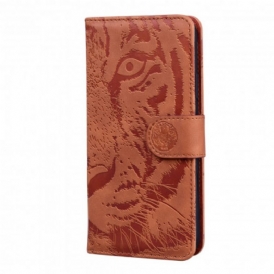 Folio Cover iPhone 11 Stampa Faccia Di Tigre