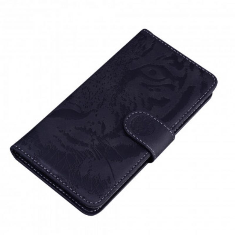 Folio Cover iPhone 11 Stampa Faccia Di Tigre