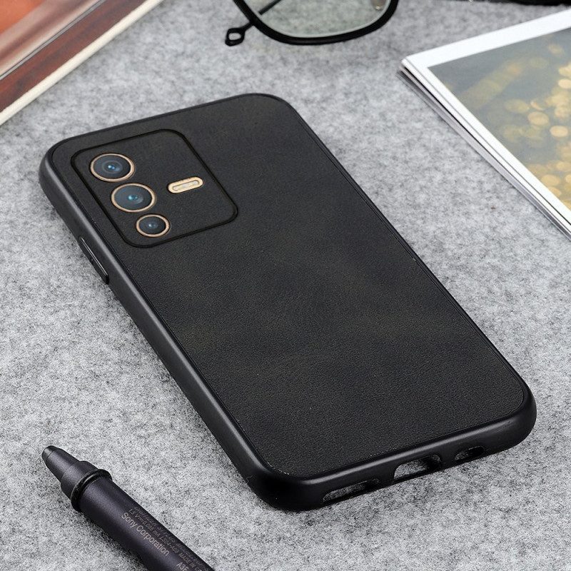 Cover Vivo V23 5G Stile In Pelle