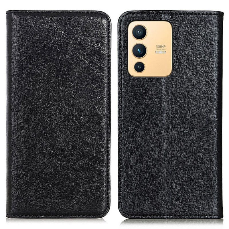 Folio Cover Vivo V23 5G Custodia in pelle Strutturato