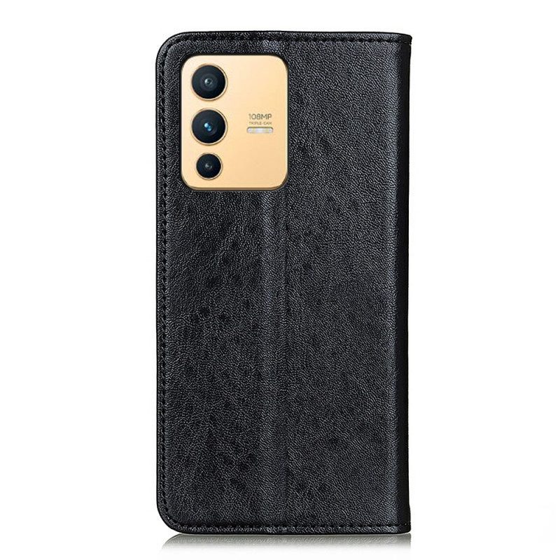 Folio Cover Vivo V23 5G Custodia in pelle Strutturato