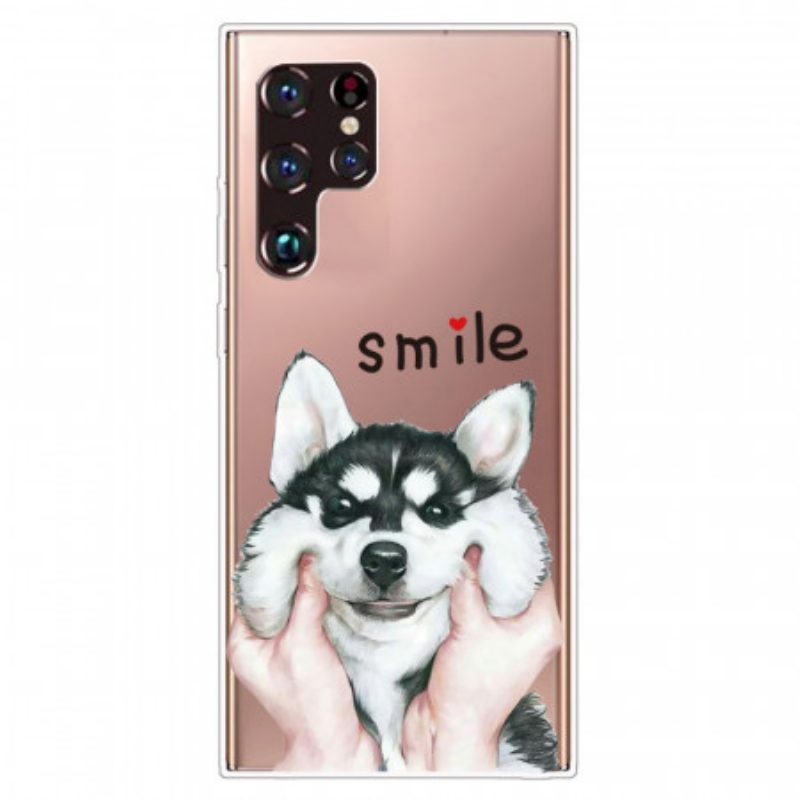 Cover Samsung Galaxy S22 Ultra 5G Cane Sorridente