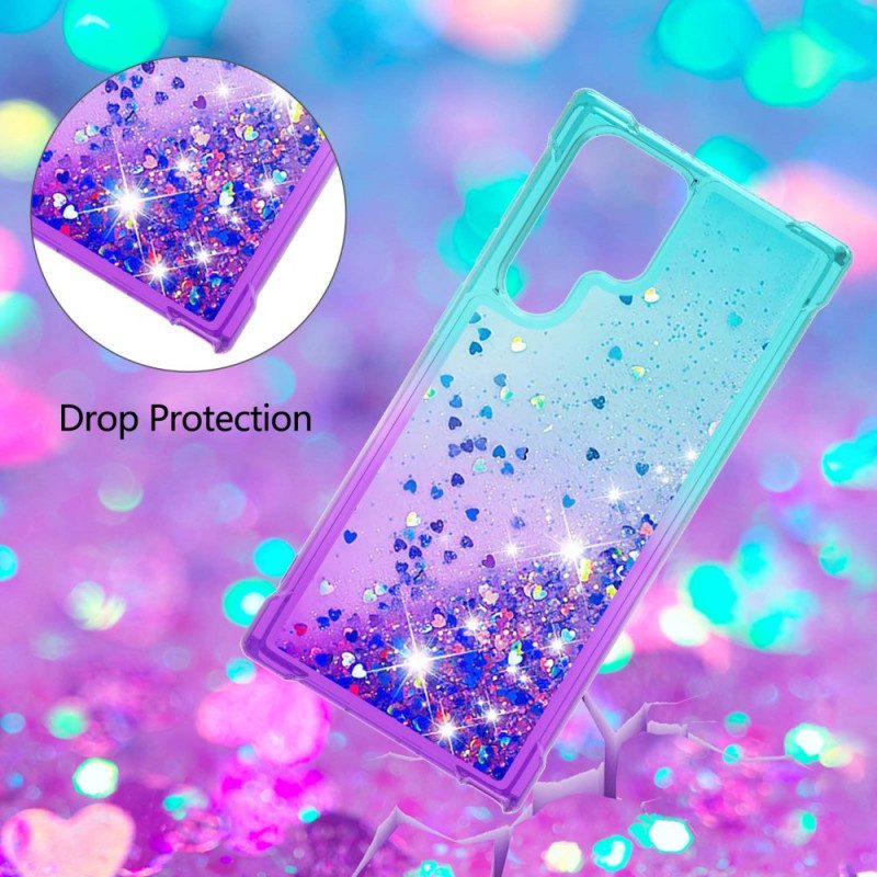 Cover Samsung Galaxy S22 Ultra 5G Colori Paillettes