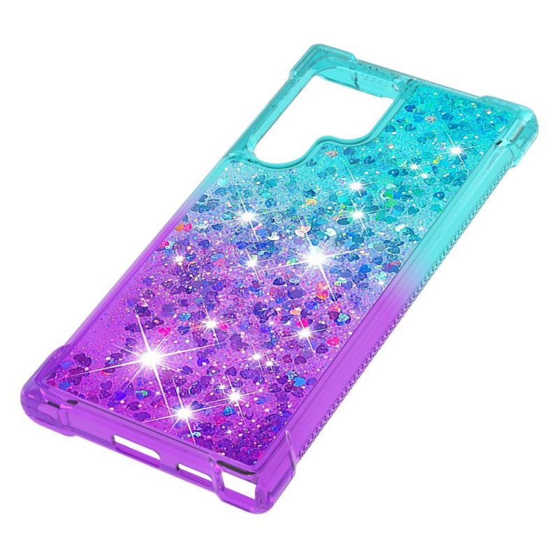 Cover Samsung Galaxy S22 Ultra 5G Colori Paillettes