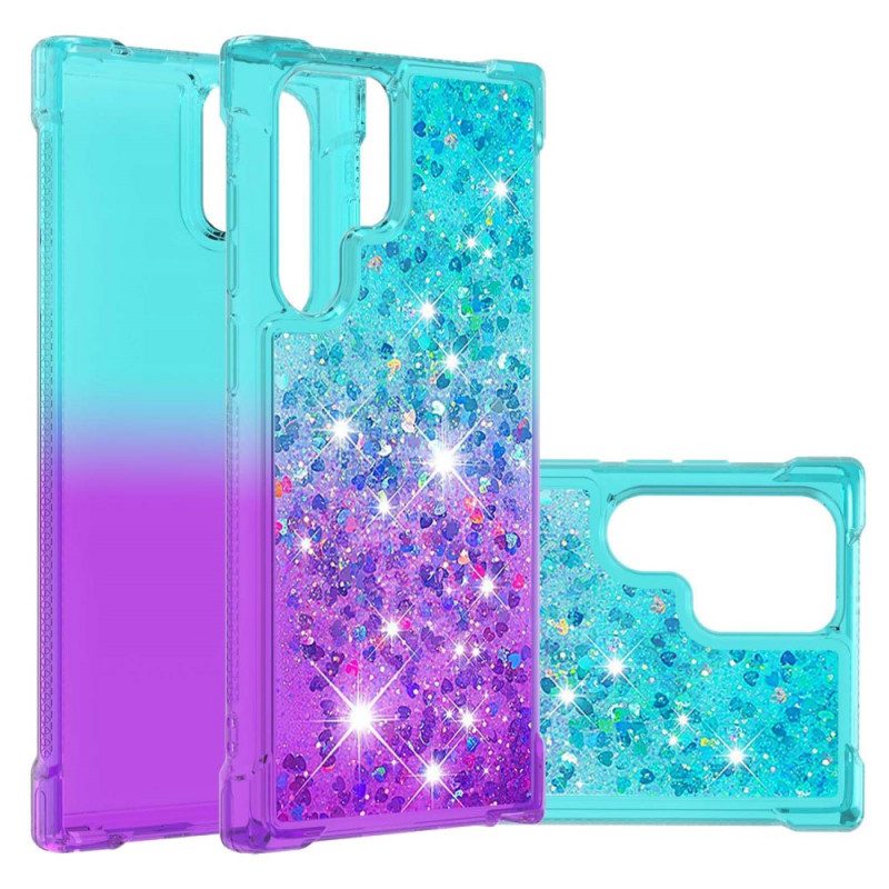 Cover Samsung Galaxy S22 Ultra 5G Colori Paillettes