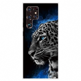 Cover Samsung Galaxy S22 Ultra 5G Faccia Da Tigre