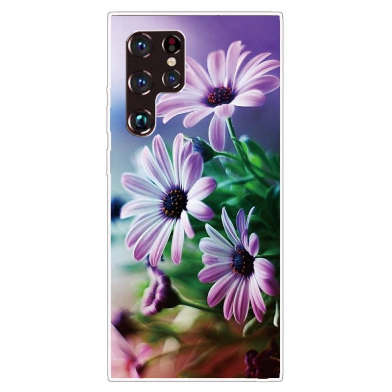 Cover Samsung Galaxy S22 Ultra 5G Fiori Realistici