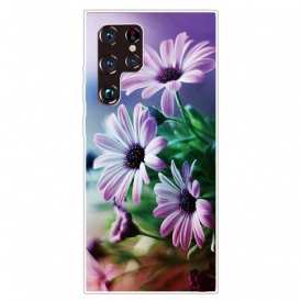 Cover Samsung Galaxy S22 Ultra 5G Fiori Realistici