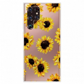 Cover Samsung Galaxy S22 Ultra 5G Girasoli