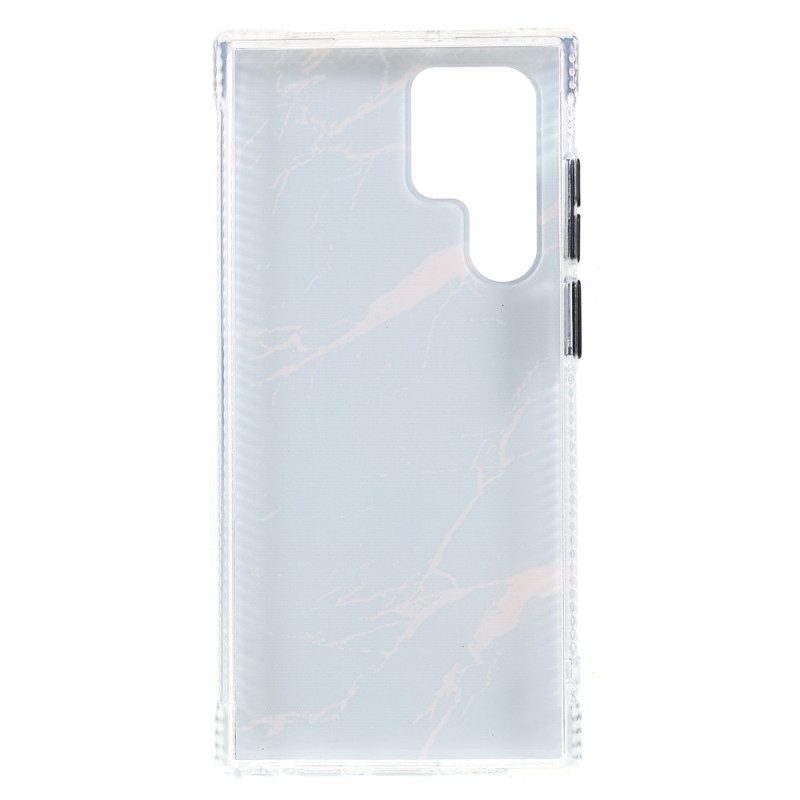 Cover Samsung Galaxy S22 Ultra 5G Ibrido Marmorizzato