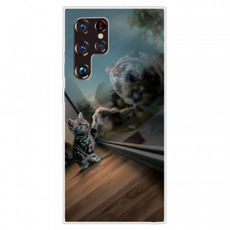 Cover Samsung Galaxy S22 Ultra 5G Il Sogno Del Gattino