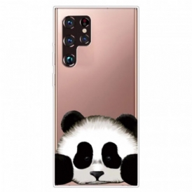 Cover Samsung Galaxy S22 Ultra 5G Panda Senza Soluzione Di Continuità
