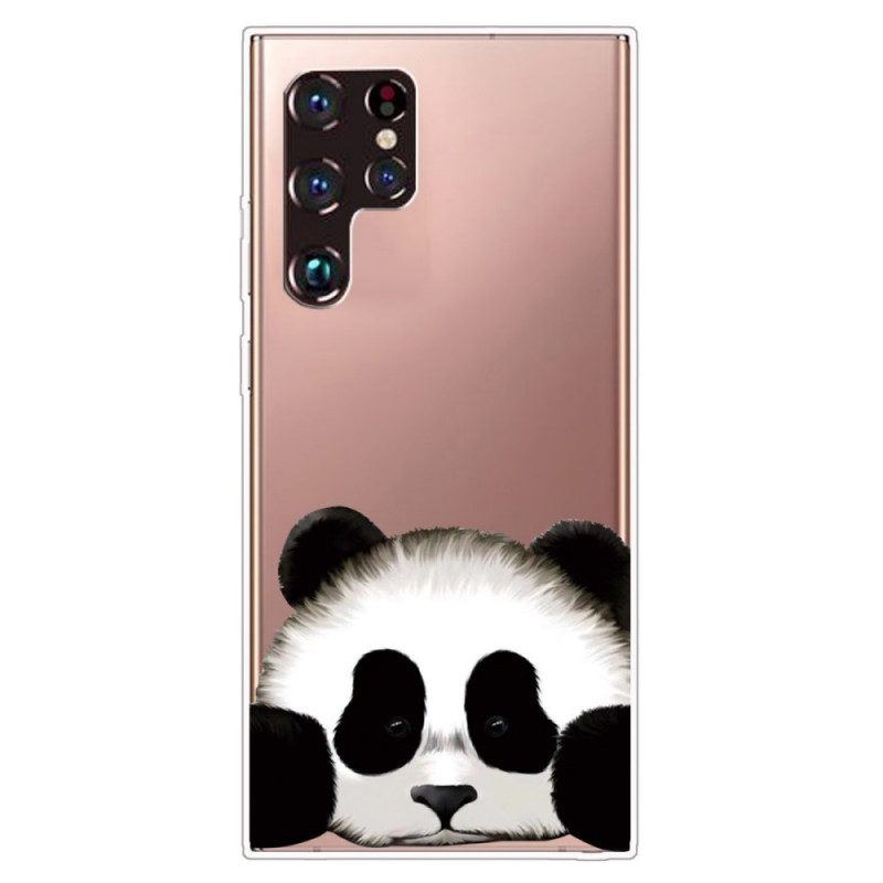 Cover Samsung Galaxy S22 Ultra 5G Panda Senza Soluzione Di Continuità