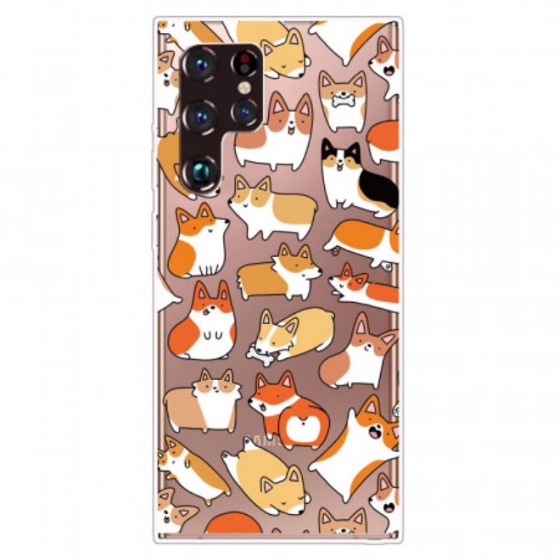 Cover Samsung Galaxy S22 Ultra 5G Più Cani