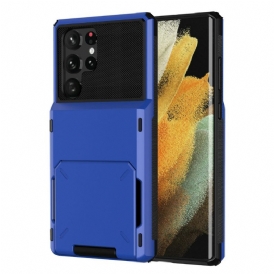 Cover Samsung Galaxy S22 Ultra 5G Portacarte Stile Flip