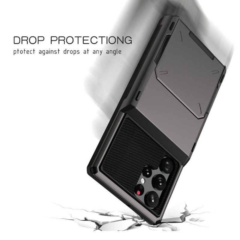 Cover Samsung Galaxy S22 Ultra 5G Portacarte Stile Flip