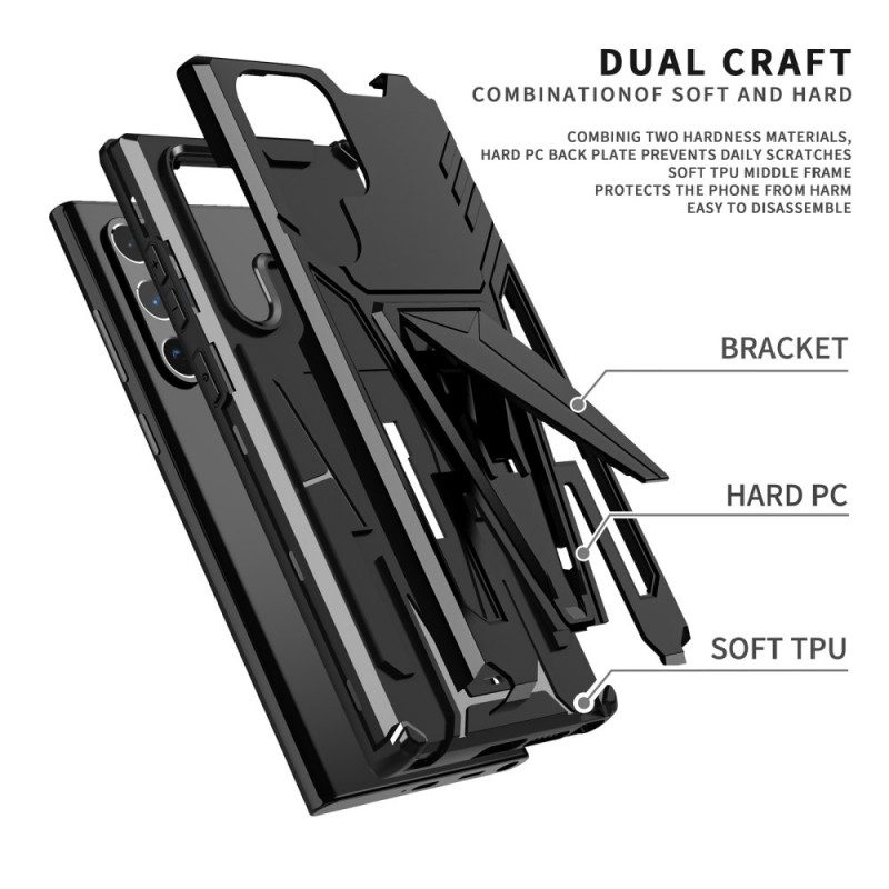 Cover Samsung Galaxy S22 Ultra 5G Supporto Premium