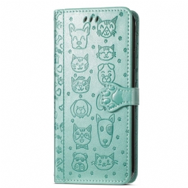 Folio Cover Samsung Galaxy S22 Ultra 5G Animali Animati