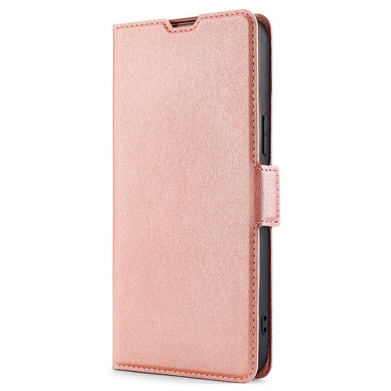 Folio Cover Samsung Galaxy S22 Ultra 5G Custodia in pelle Ecopelle Classica