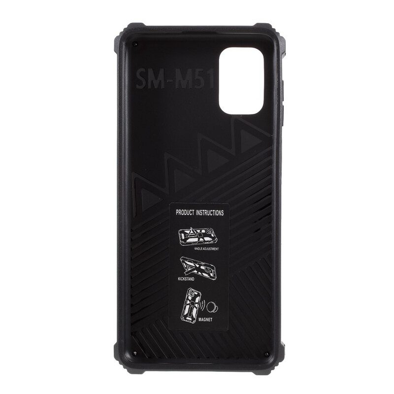 Cover Samsung Galaxy M51 Con Supporto Rimovibile