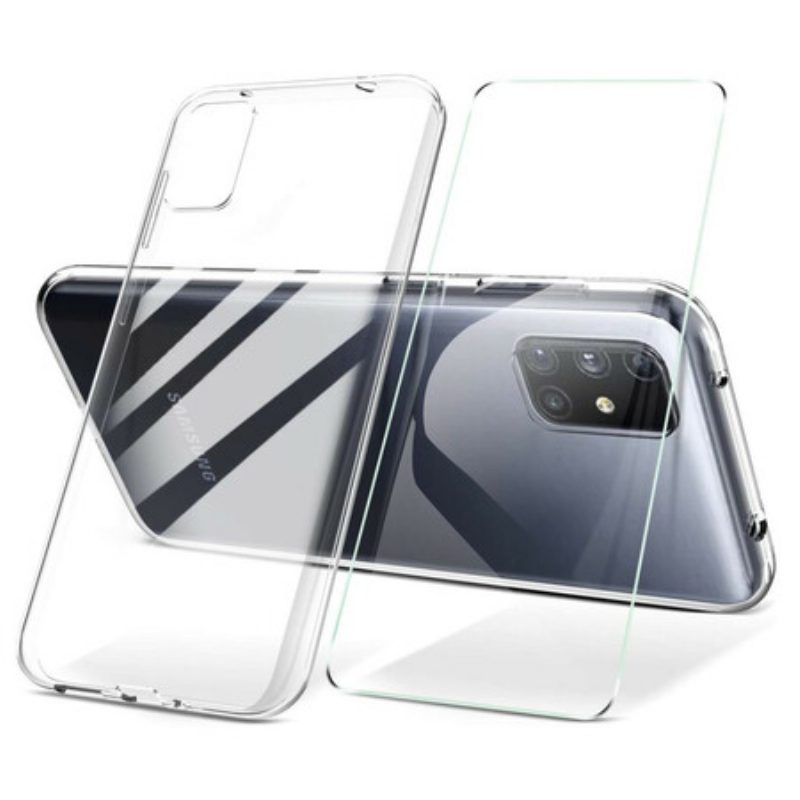 Cover Samsung Galaxy M51 E Schermo In Vetro Temperato