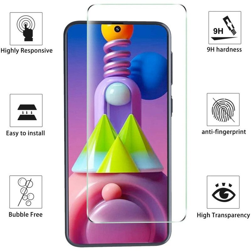 Cover Samsung Galaxy M51 E Schermo In Vetro Temperato