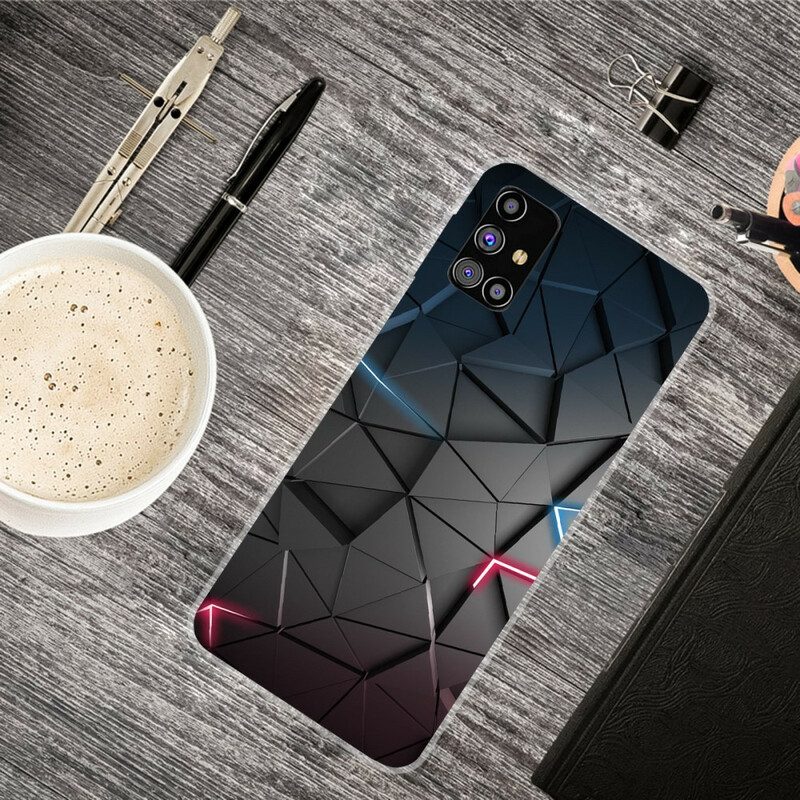 Cover Samsung Galaxy M51 Geometria Flessibile