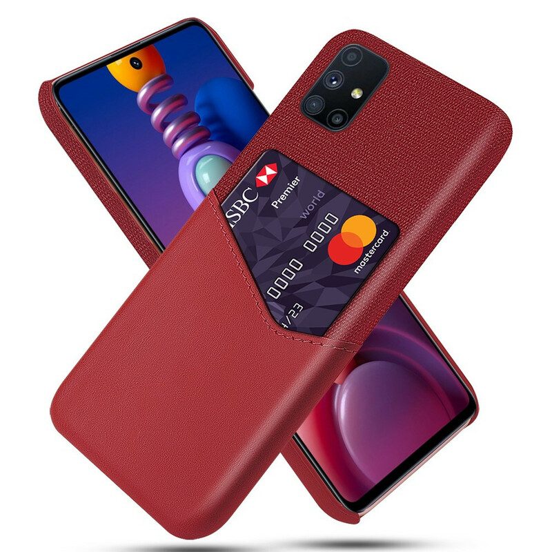 Cover Samsung Galaxy M51 Titolare Della Carta Ksq