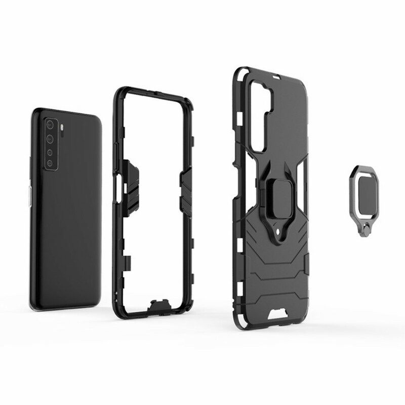 Cover Huawei P40 Lite 5G Anello Resistente