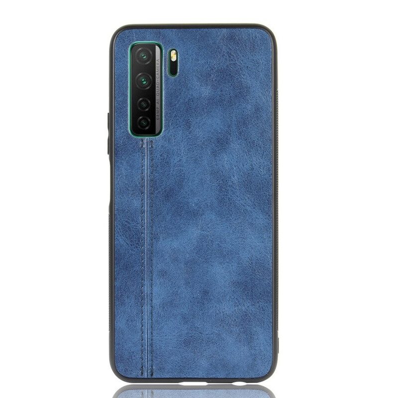 Cover Huawei P40 Lite 5G Cuciture In Pelle Stile