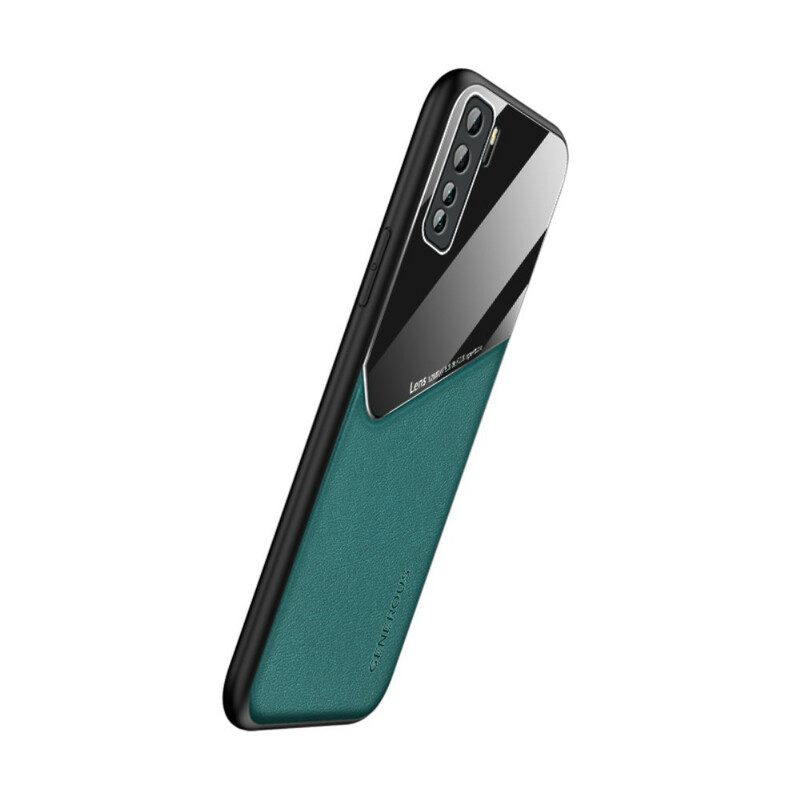 Cover Huawei P40 Lite 5G Effetto Pelle Magnetica