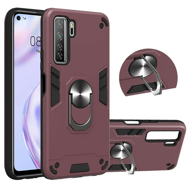 Cover Huawei P40 Lite 5G Porta Anelli Staccabile