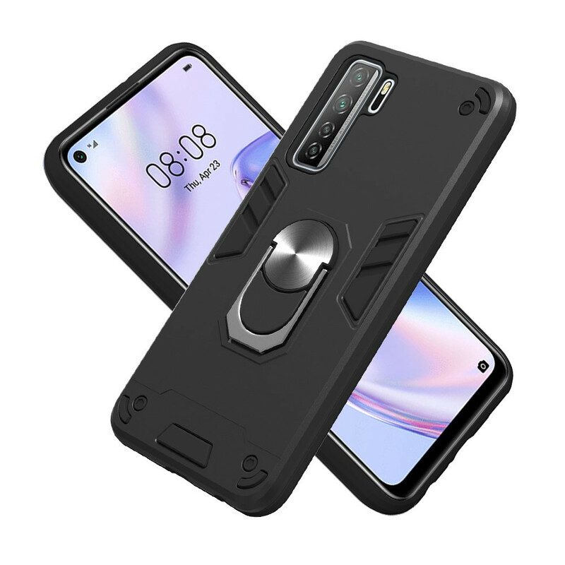 Cover Huawei P40 Lite 5G Porta Anelli Staccabile