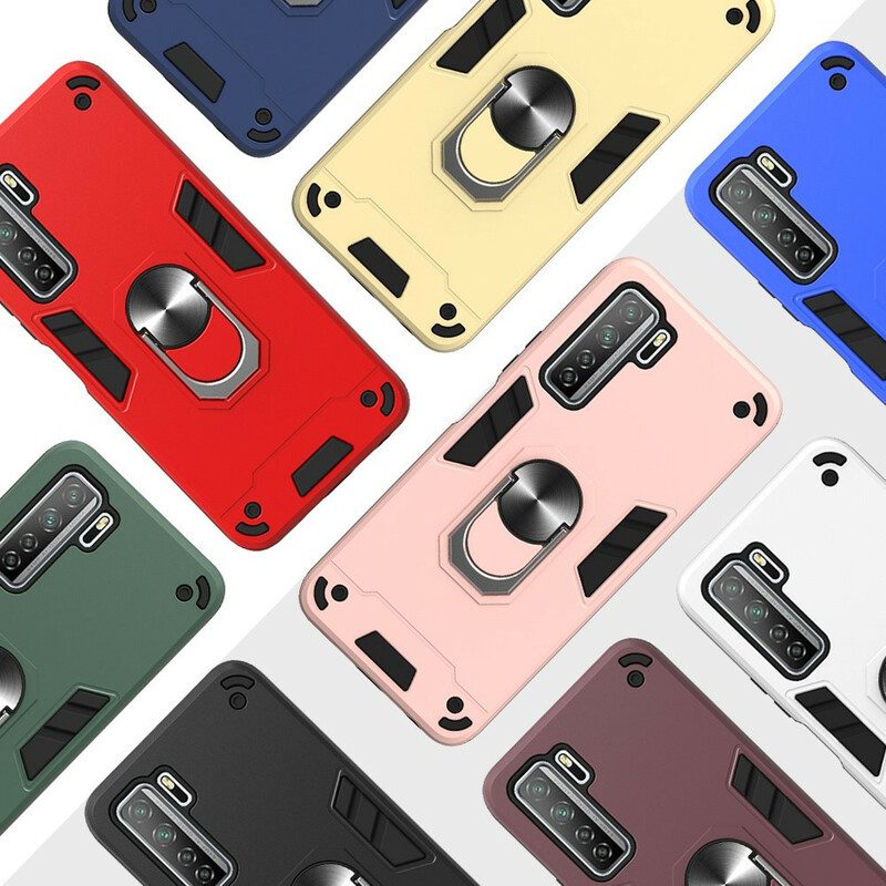 Cover Huawei P40 Lite 5G Porta Anelli Staccabile