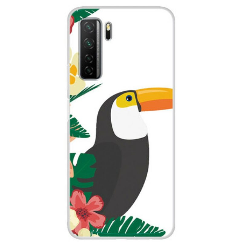 Cover Huawei P40 Lite 5G Tucano Trasparente Nella Giungla