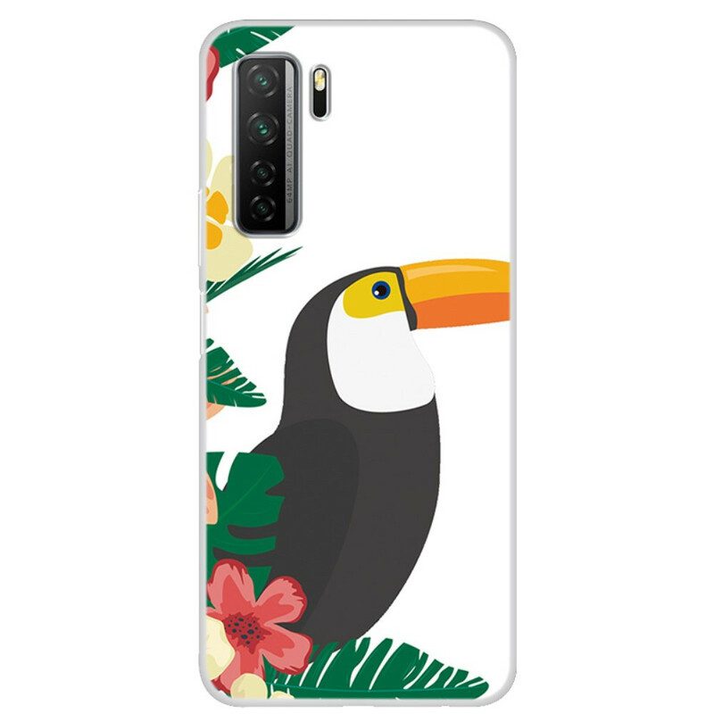 Cover Huawei P40 Lite 5G Tucano Trasparente Nella Giungla