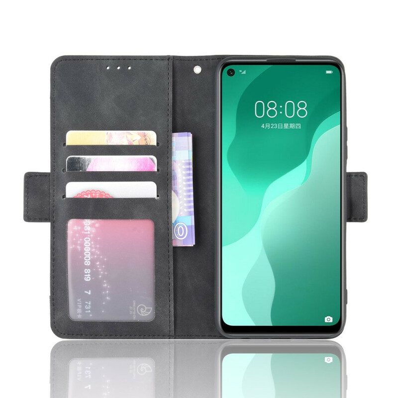 Custodia in pelle Huawei P40 Lite 5G Classe Premier Multi-carta