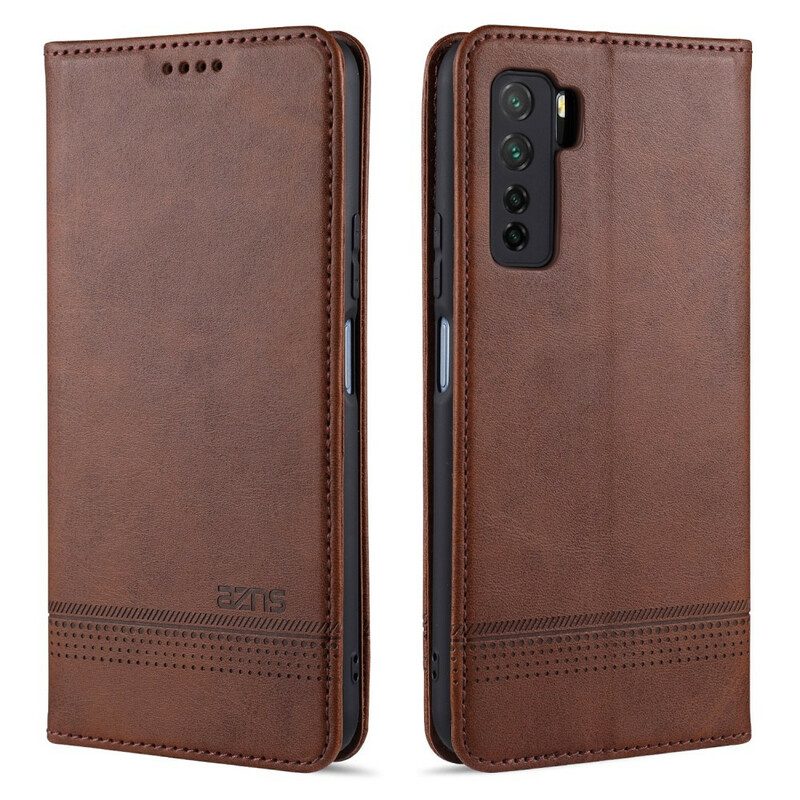 Folio Cover Huawei P40 Lite 5G Custodia in pelle Stile In Pelle Azns