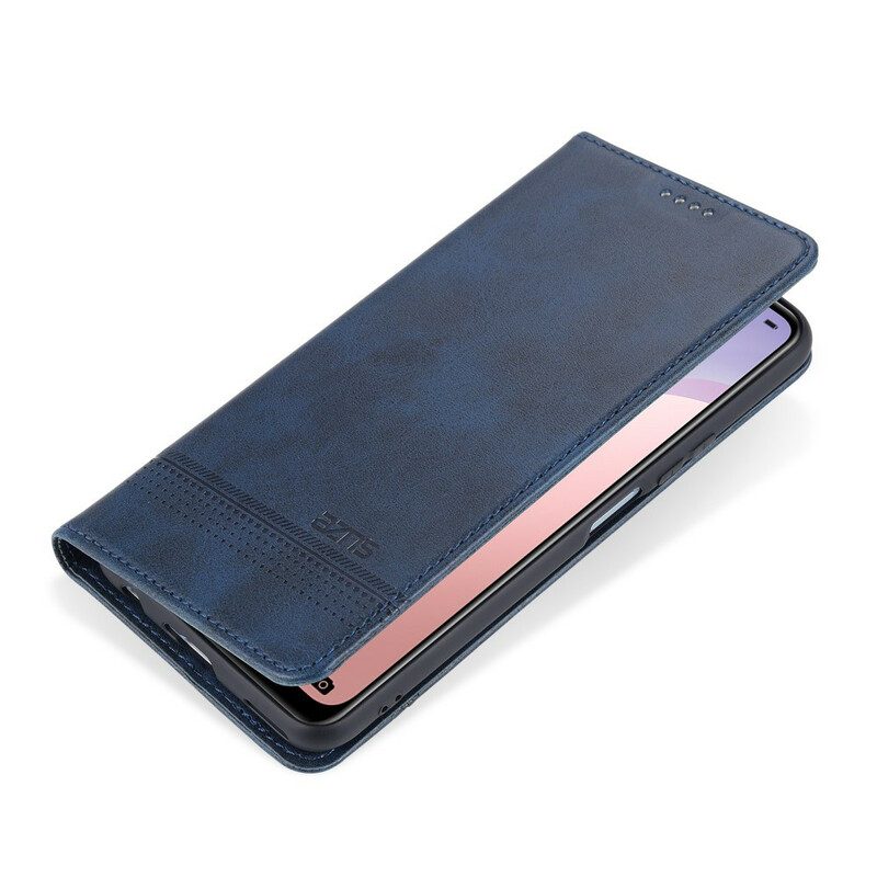 Folio Cover Huawei P40 Lite 5G Custodia in pelle Stile In Pelle Azns