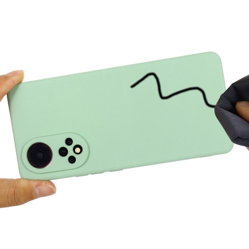 Cover Huawei Nova 9 Silicone Liquido Con Cordino