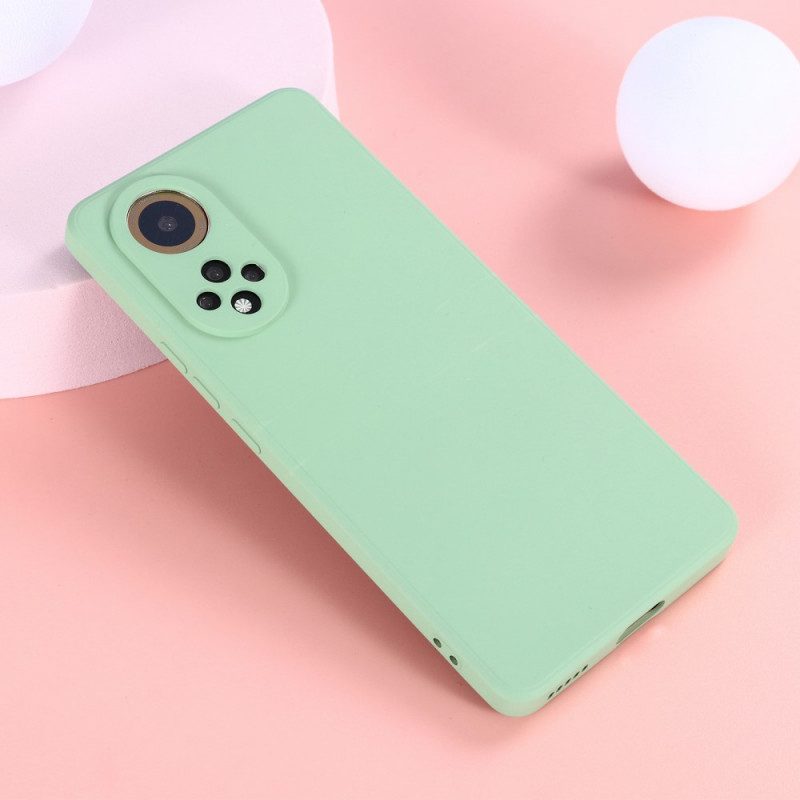 Cover Huawei Nova 9 Silicone Liquido Con Cordino