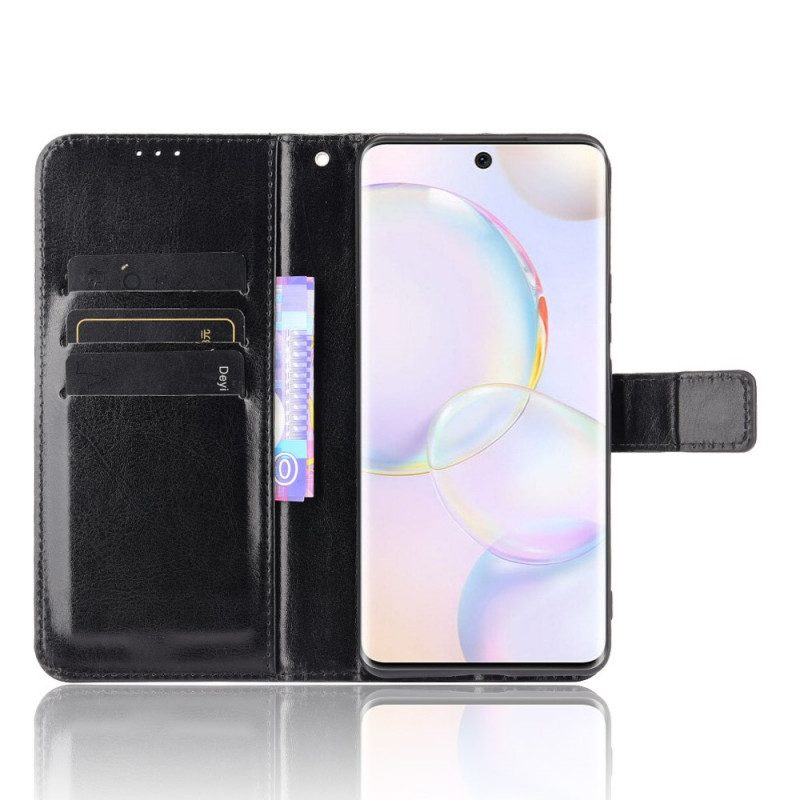 Custodia in pelle Huawei Nova 9 Ecopelle Appariscente