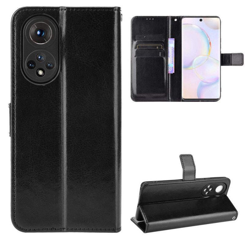 Custodia in pelle Huawei Nova 9 Ecopelle Appariscente