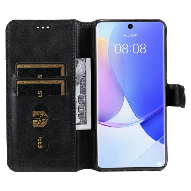 Custodia in pelle Huawei Nova 9 Ecopelle Di Base