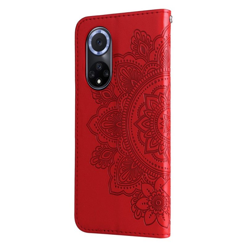 Custodia in pelle Huawei Nova 9 Mandala