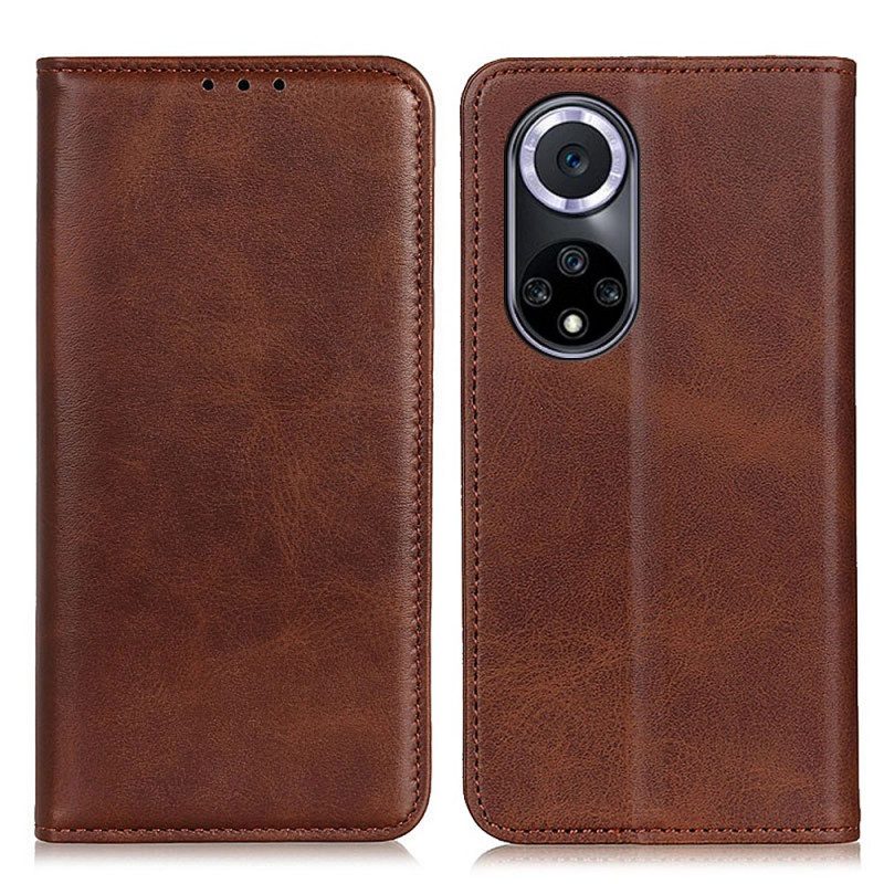 Folio Cover Huawei Nova 9 Custodia in pelle Pelle Crosta Eleganza